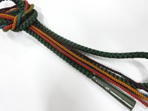 未使用品　正絹　手組帯締め